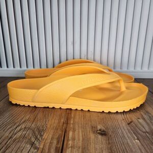 Birkenstock Honolulu EVA Thongs Mens Sz 11 Orange Beach Casual Flip Flop Sandals